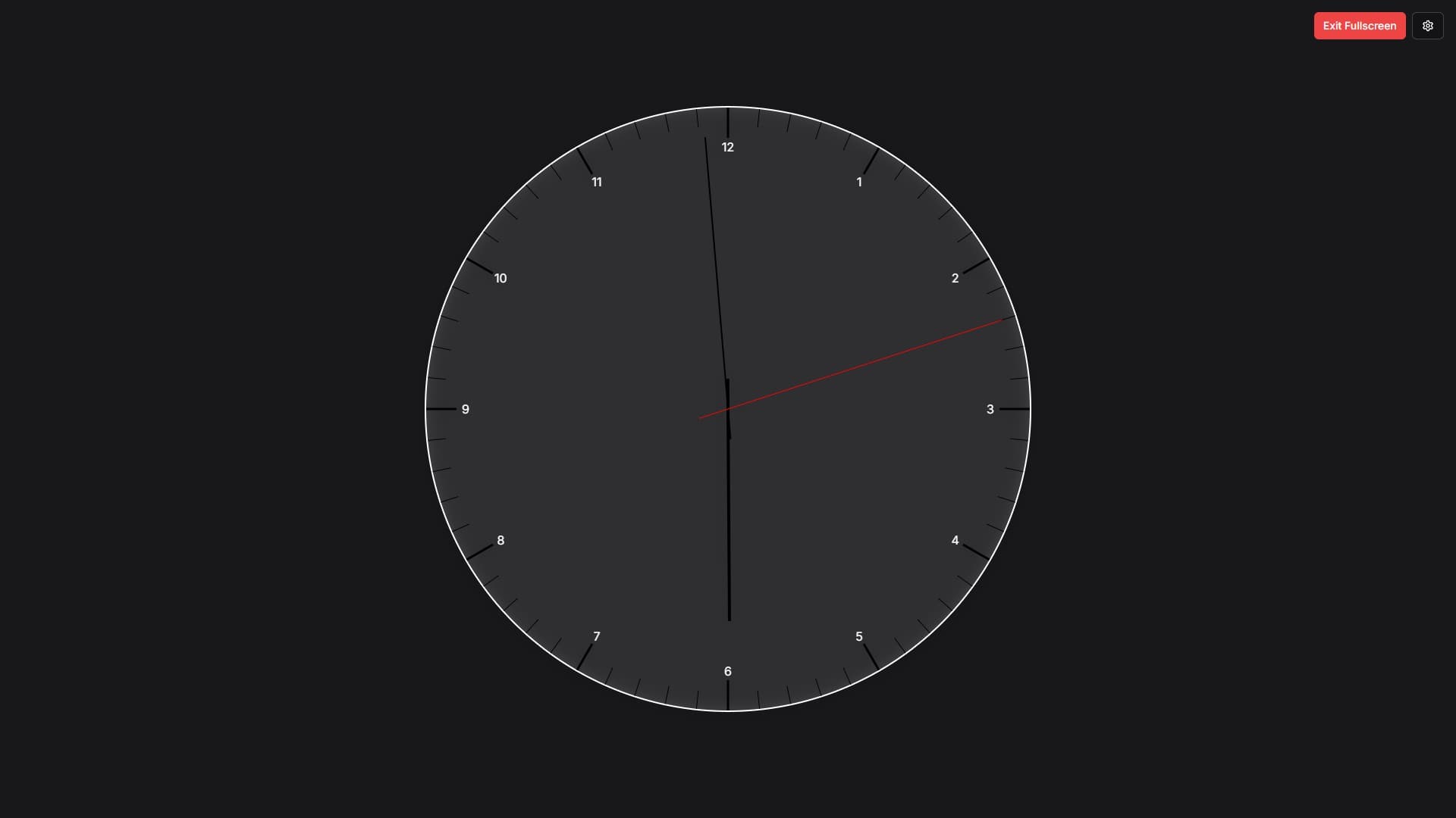 Analog Clock: Transform Your Screen Into an Elegant Timepiece and Minimalist Desktop Background